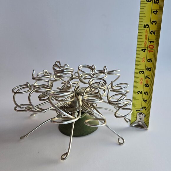 Vintage Wire Flower Frog Industrial Flower Arranger Garden Metal - Picture 4 of 5
